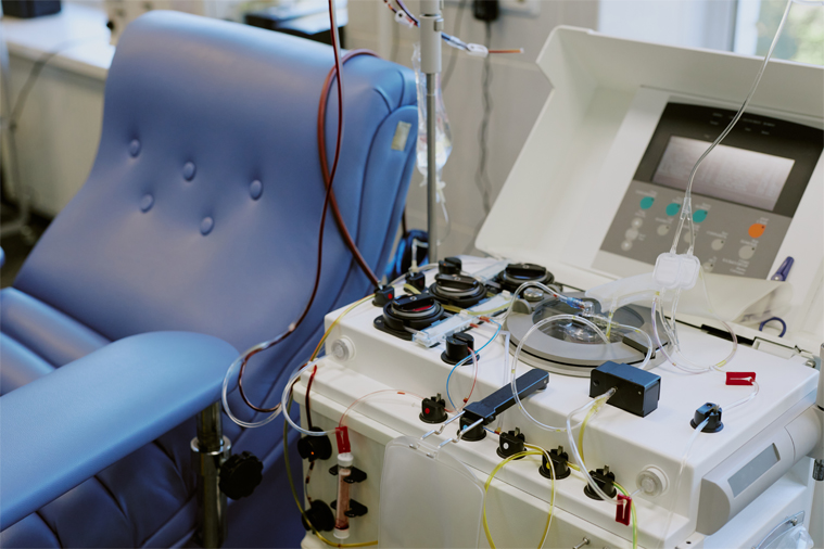 Dialysis machines patient beds and endoscopy equipment