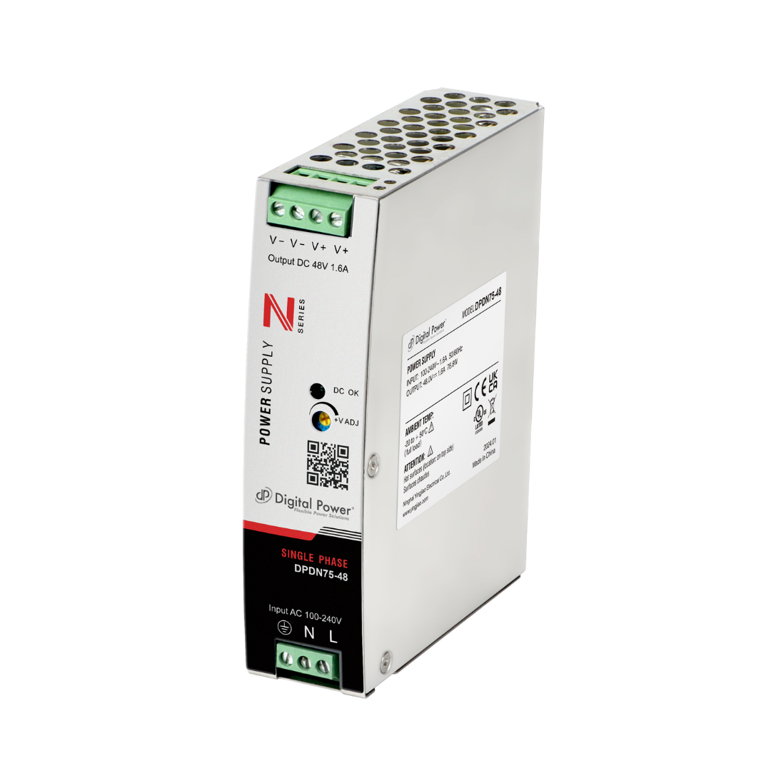 DPDN75 Metal Case 75.6 W~ 76.8 W DIN Rail AC-DC Power Supply